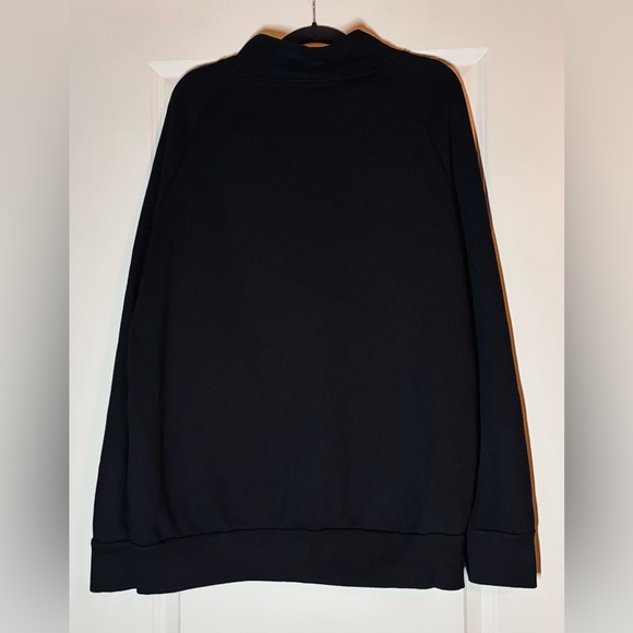 Peloton | Side Zip Front Fleece Pullover in Black Size XL - Picture 4 of 6